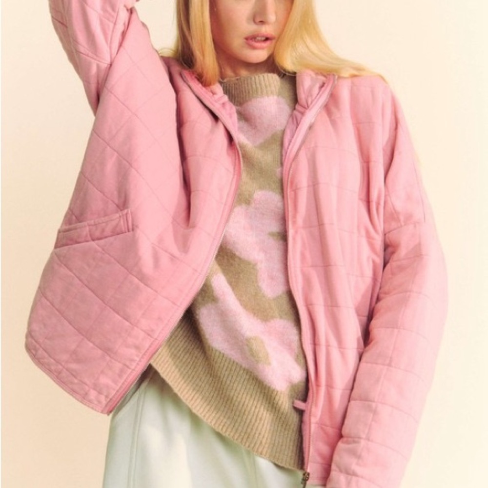 Pink Quilted Women's Jacket